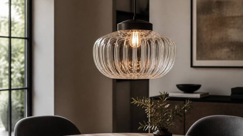 Glazen hanglamp: zo kies je de juiste stijl, maat en lichtkleur